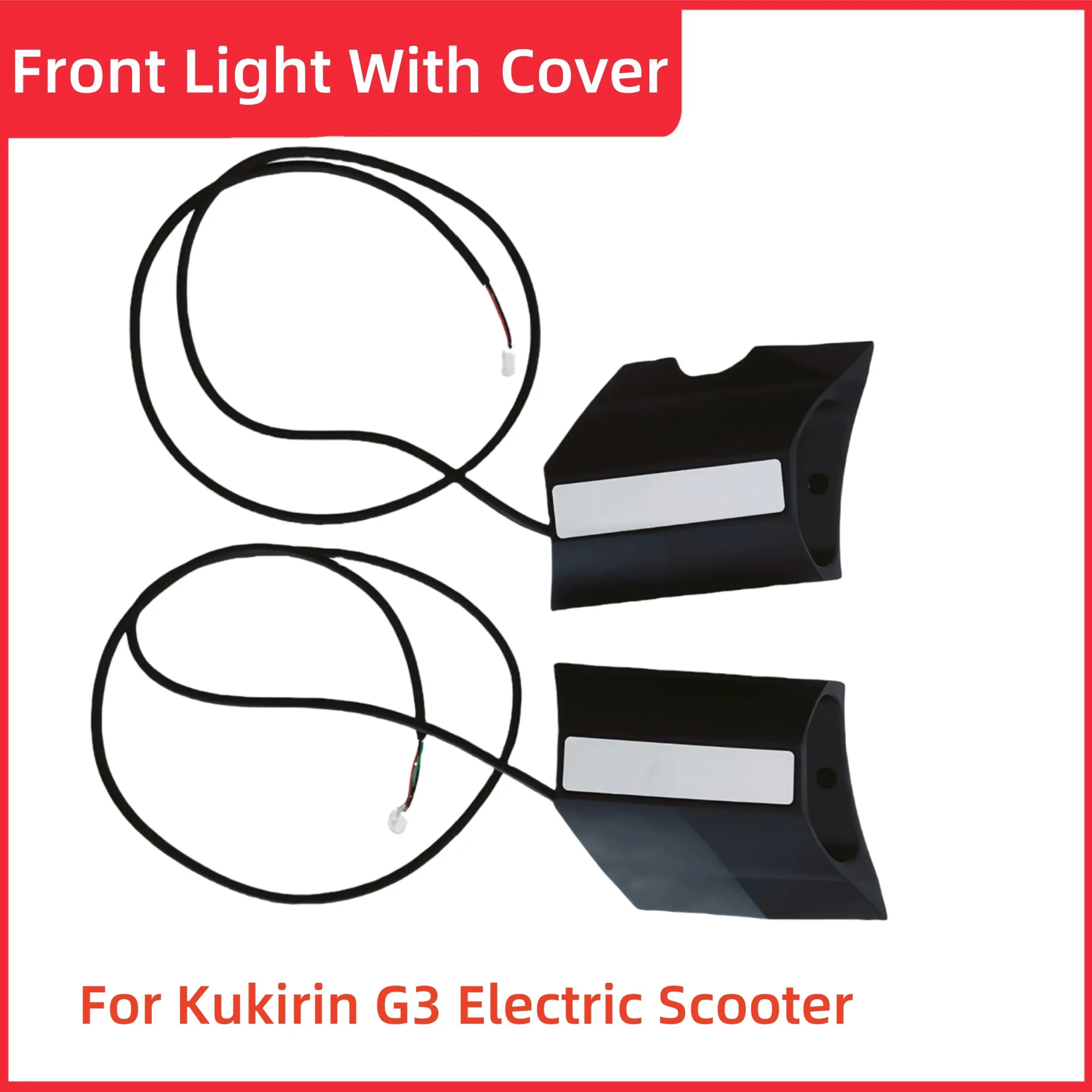 

Original KuKirin G3 Front Light With Cover Electric Scooter KUGOOKIRIN G3 Front Left Right Side Light Bottom Panel Accessories