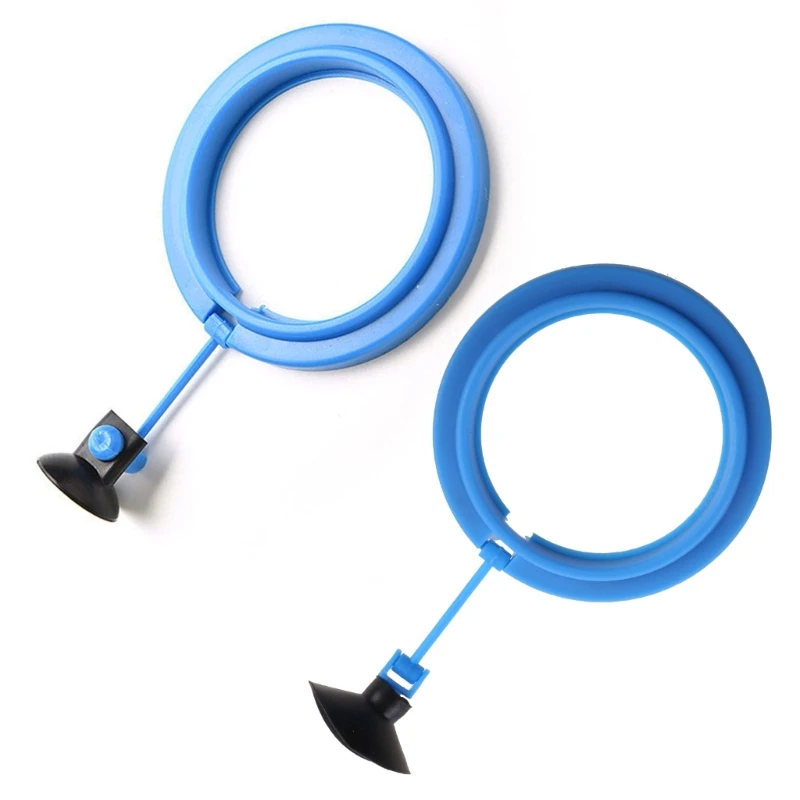 F92B Fish Feeding Ring Round Floating Feeder Circle per Betta Facile da installare