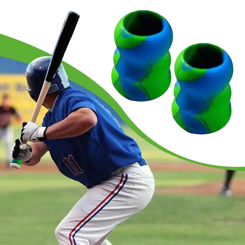 Stick Grip Baseball Bat Grip Handle Protector Batting Grip 2X Non-Slip Grip Bat Base Baseball Grip Silicone Baseball/Softball