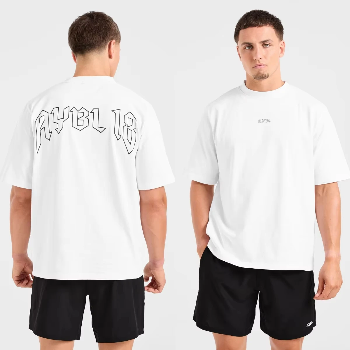 Y2k GYM Classic Logo Strength Fitness Marken-T-Shirt Baumwolle Grafik-T-Shirt für Männer und Frauen Sommer Streetwear – Detail 3