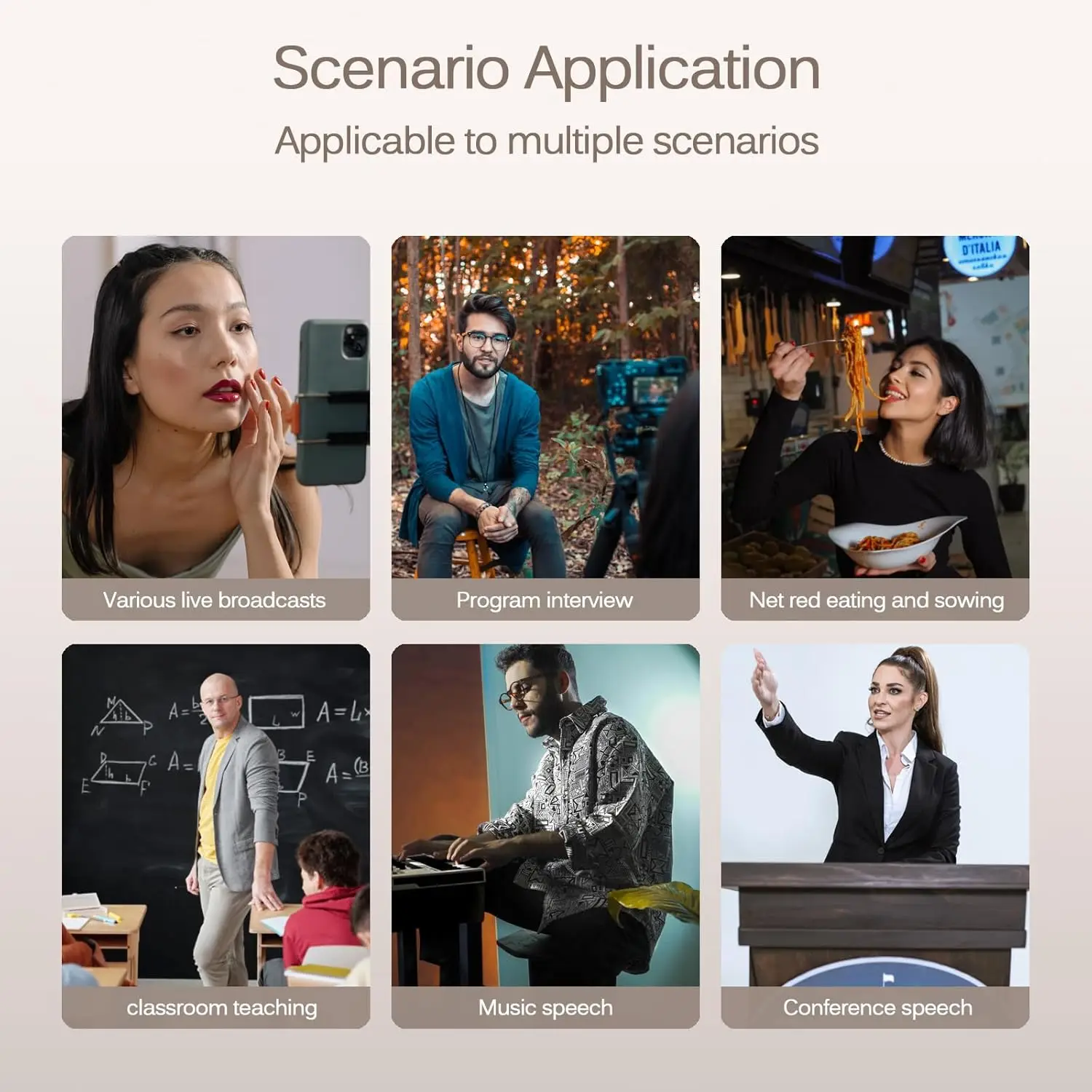 ميكروفون لاسلكي Mini Mic Pro لأجهزة iPhone وiPad وAndroid وميكروفون Lavalier لتسجيل الفيديو - عبوتان #6