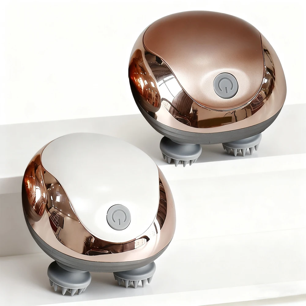 

Rechargeable Electric Smart Head Massager Body Massage Neck Deep Tissue Scalp Kneading Wireless Mini Scalp Massage Stress Relax