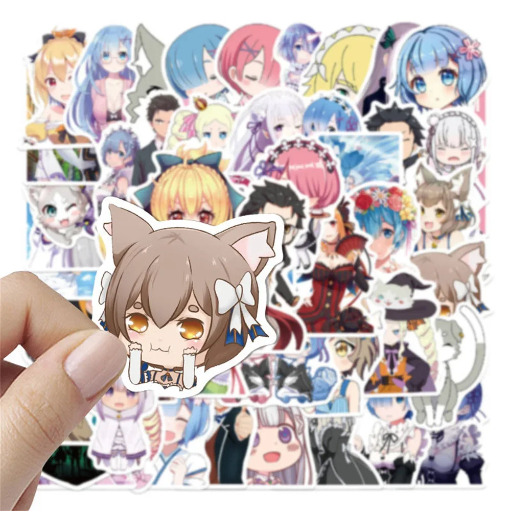 Riman Re: Zero Infinity Graffiti pegatina impermeable personalizada, personajes de dibujos animados, guitarra decorativa linda, venta al por mayor,