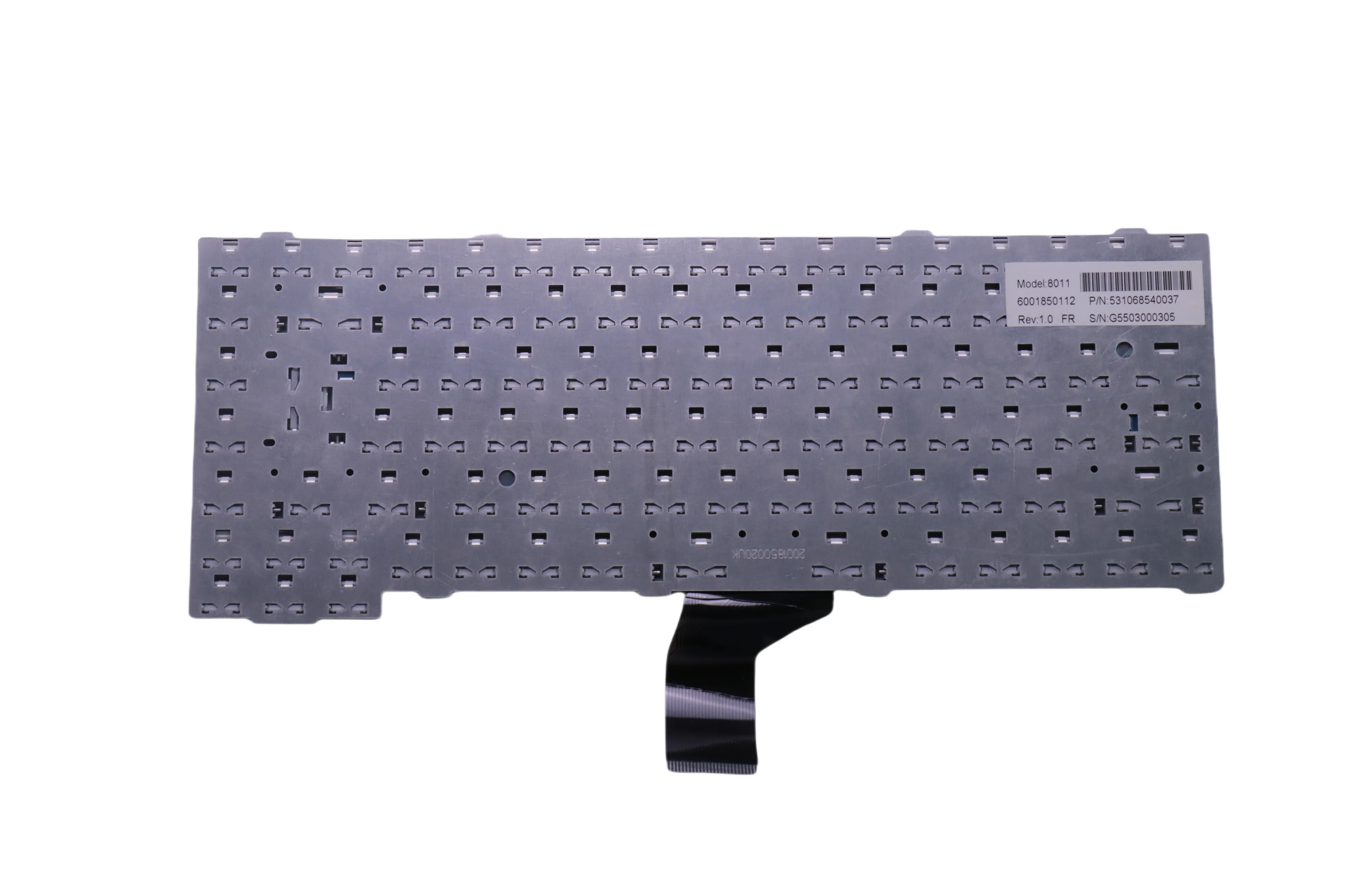 French No-backlit  Silver Laptop Keyboard For Beng 2100 Silver FR big ENTER KEY