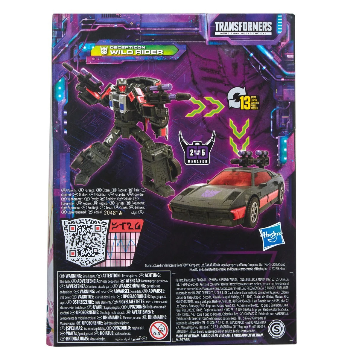 Hasbro Transformers Toys Generations Legacy Deluxe Decepticon Wild Rider Action Figure Mode Toy Anime