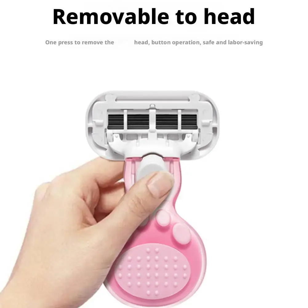 Women's Hair Removal Razor Versatile Shaver Underarms Manual Areas,Lady Razor Face Depilatory & Intimate Leg Travel Y3H4