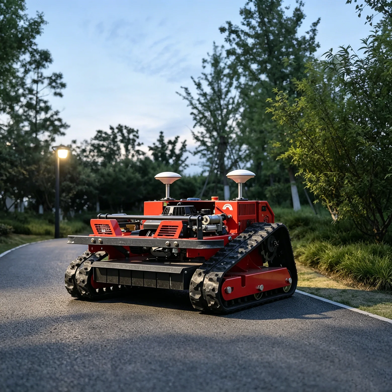Customized automatic remote control robot lawn mower self-propelled intelligent tracked lawn mower for agriculture and orchards