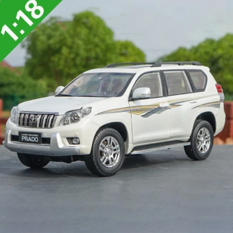 Diecast 1:18 Scale PRADO LAND CRUISER SUV Alloy Motor Vehidle Model Fnished Simulation Hobby Collection Automobile Gift Toys