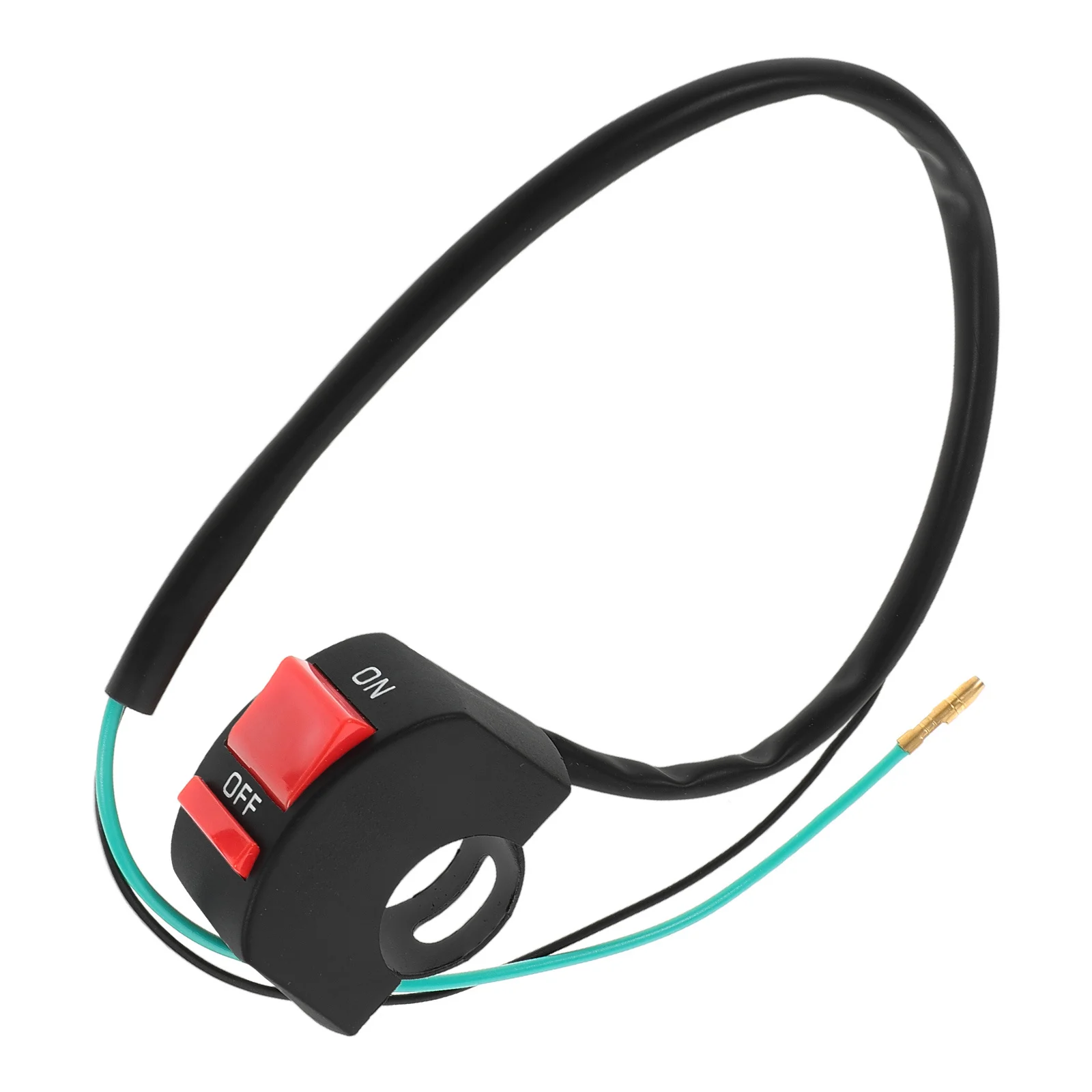 

Motorcycle Switch Button Plastic Metal Wear Resistant Connector For Handlebar Control Headlight Toggle Switch Repairing