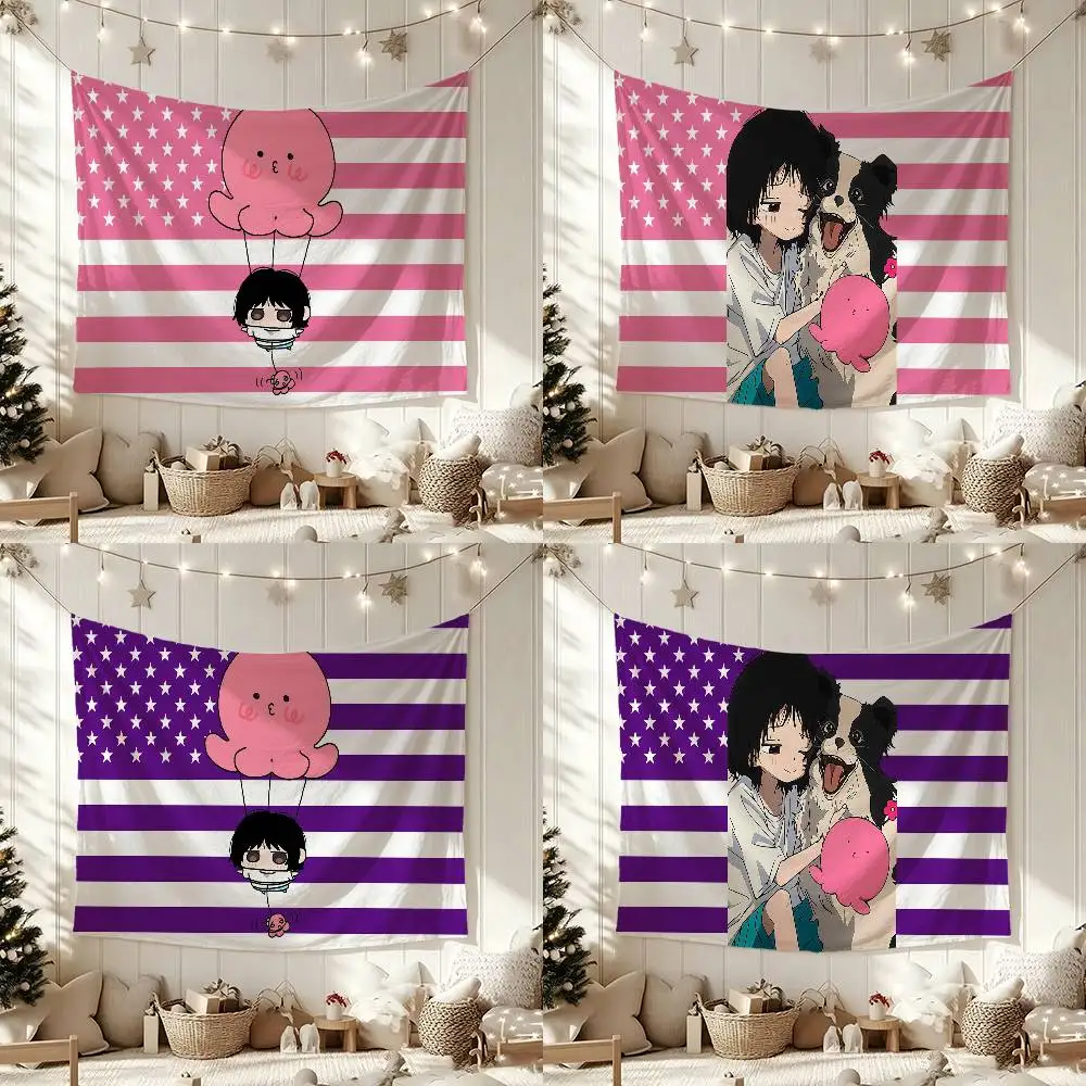 T-Takopi's Original Sin Flag Digital Printing Banner for Garage Wall Out Door Decoration