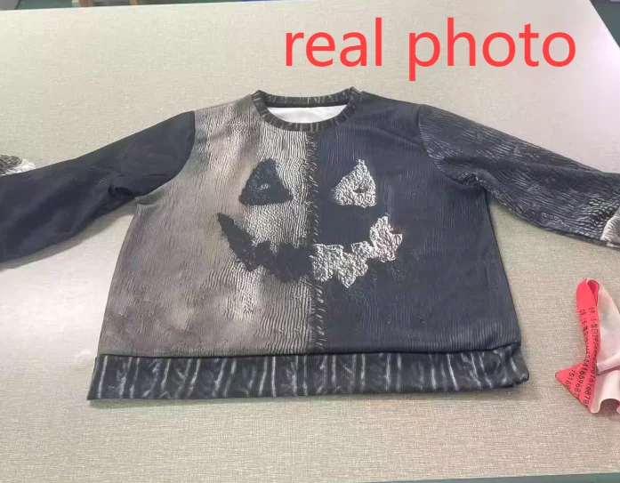 Suéteres de halloween feminino halloween horror oversized crânio impressão streetwear harajuku camisola de malha o pescoço pulôver com capuz