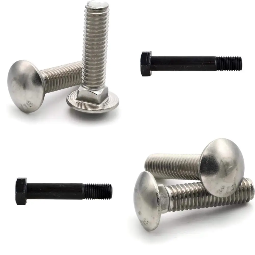 مسامير النقل المصنوعة من الفولاذ المقاوم للصدأ 316 درجة 3/8-16 حجم الخيط 3/4 الطول، عبوة كبيرة مكونة من 100 وحدة #1