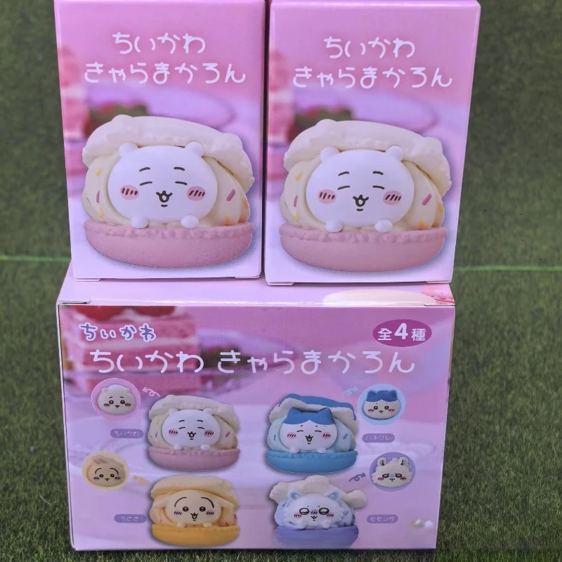 Anime-Figur Chiikawa Hachiware Usagi Momonga Blind Box Spielzeug Macaron-Stil Sammlerstücke Ornamente Geschenke für Mädchen und Jungen