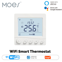 MOES Tuya Smart WiFi Thermostat Temperature Controller Water/Electric Floor Heating Gas Boiler App Control For Alexa Google Home