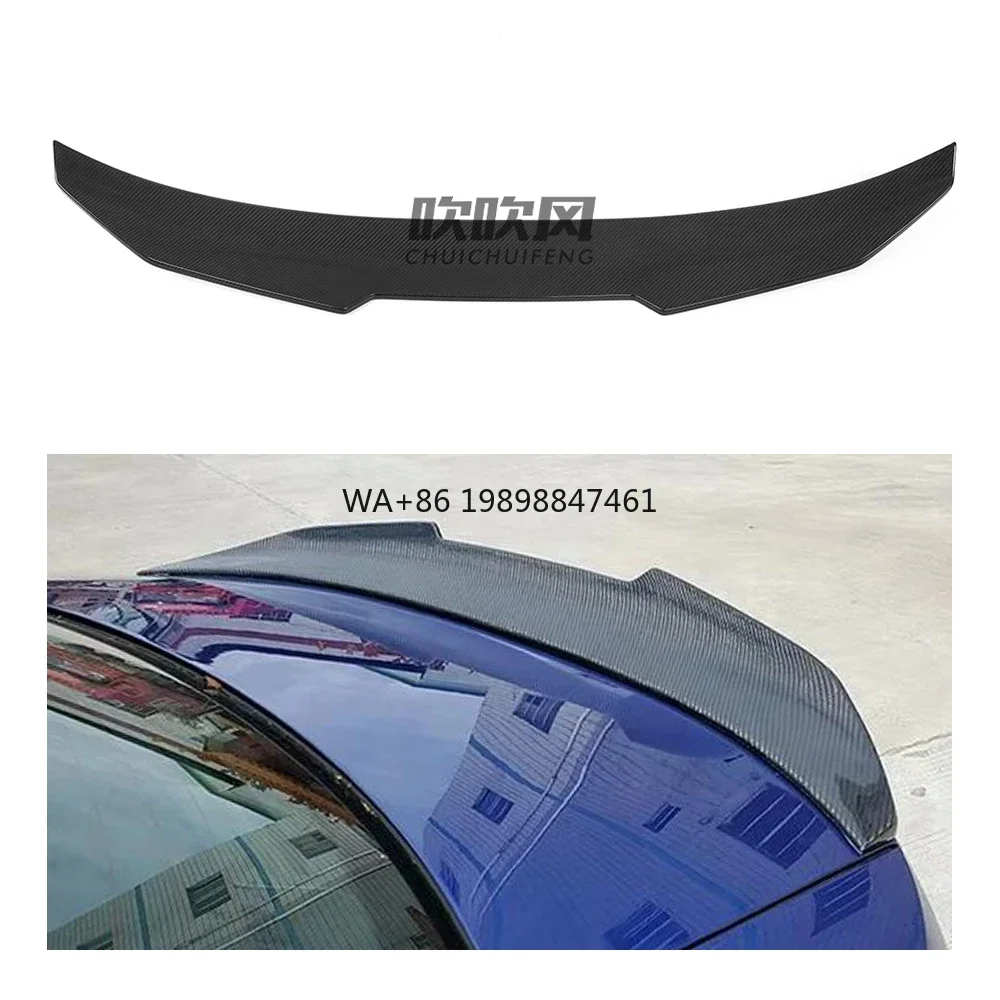 

Real Dry Carbon Fiber Rear Spoiler Wing BMW F90 G30 PSM Style Trunk Spoiler Body Kits Car Accessories