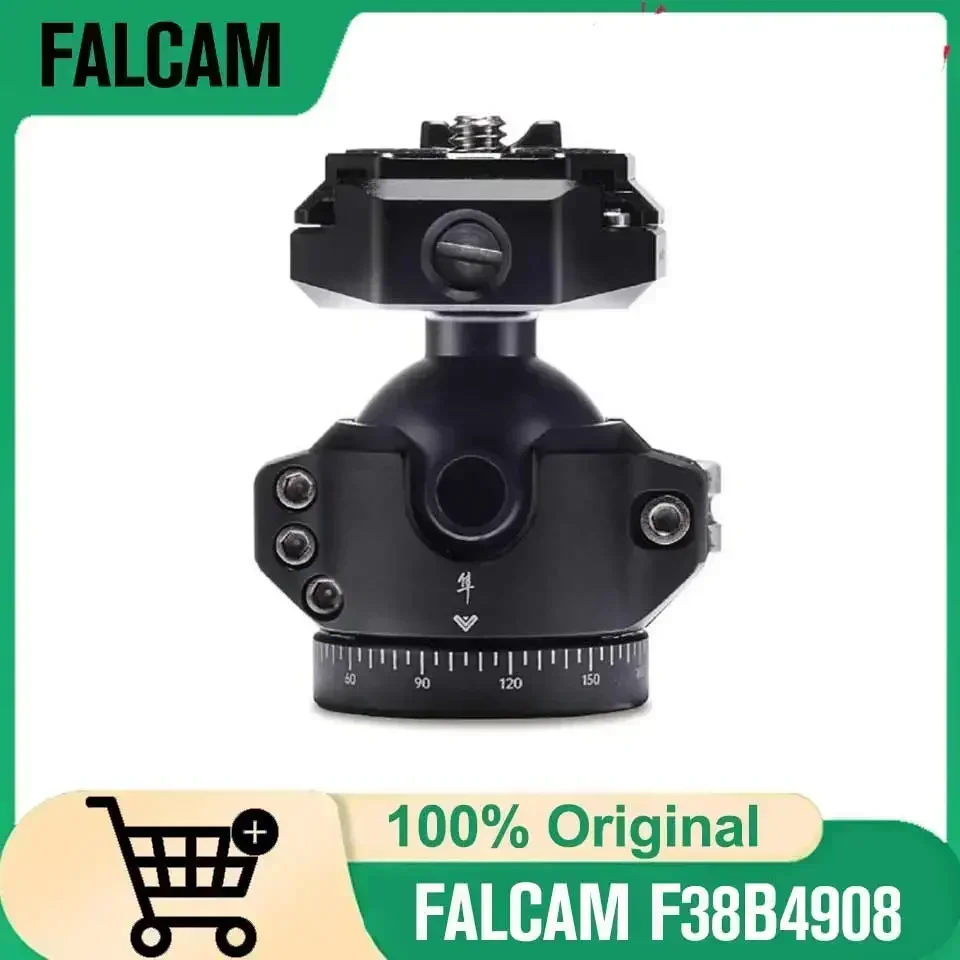 FALCAM F38B4908 F38 Cabeça esférica vertical com gatilho de liberação rápida (301)