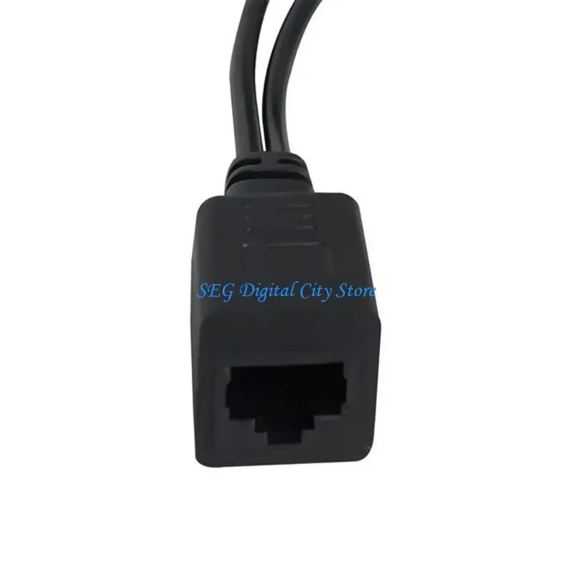 

U75B PoE Injector and Splitter with RJ45 Ethernet Plugs Compatible for NonPoE Devices