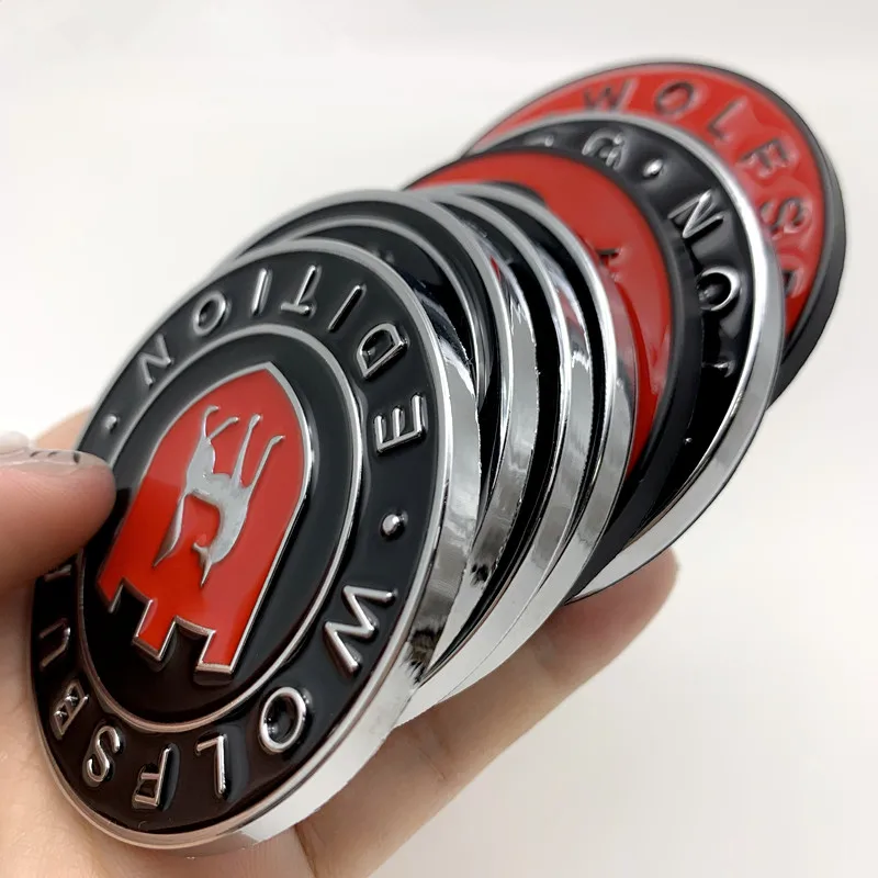 Nuova EDIZIONE WOLFSBURG Logo Accessori per auto Emblema Lato Baule posteriore Distintivo Decalcomanie in metallo Decorazione Car Styling