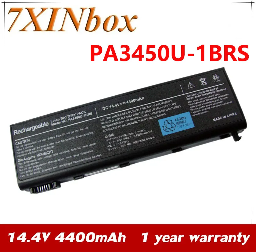 

7XINbox 14,4 V 4400mAh PA3450U-1BRS Аккумулятор для Toshiba Satellite Pro L10 L15 L20 L30 L35 L100 series PABAS059