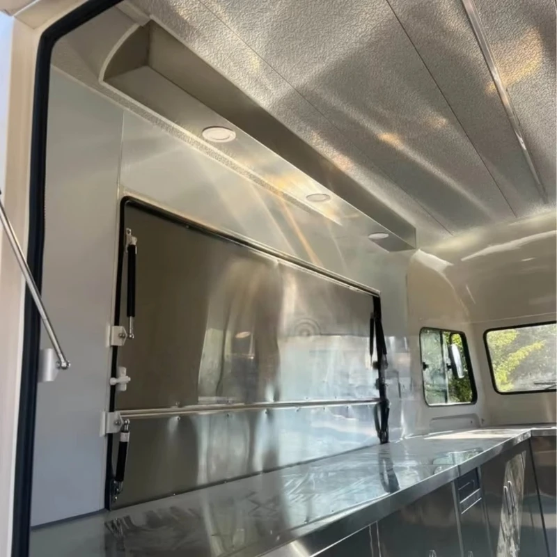 Fully Equipped Mobile Food Trailer, Customized Street Food Truck for Coffee, Ice Cream, Pizza and Catering