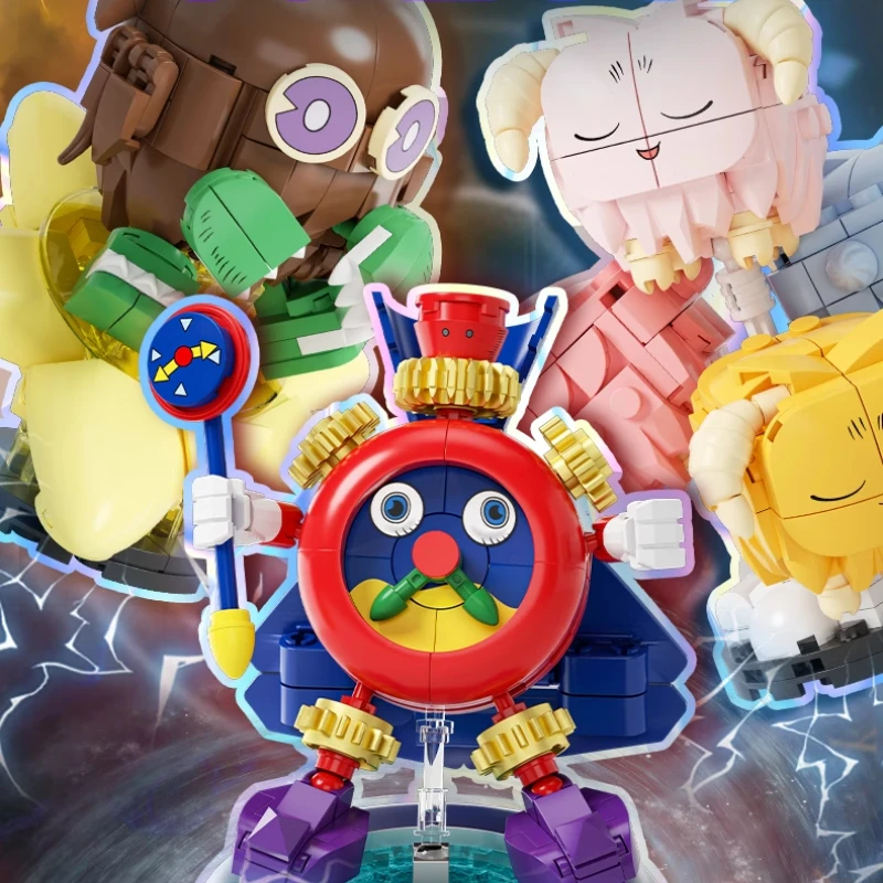 

AREAX Yu Gi Oh Monster Series Time King Gets Assembled Magician Building Blocks Game Mobile Children's Gift Building Blocks