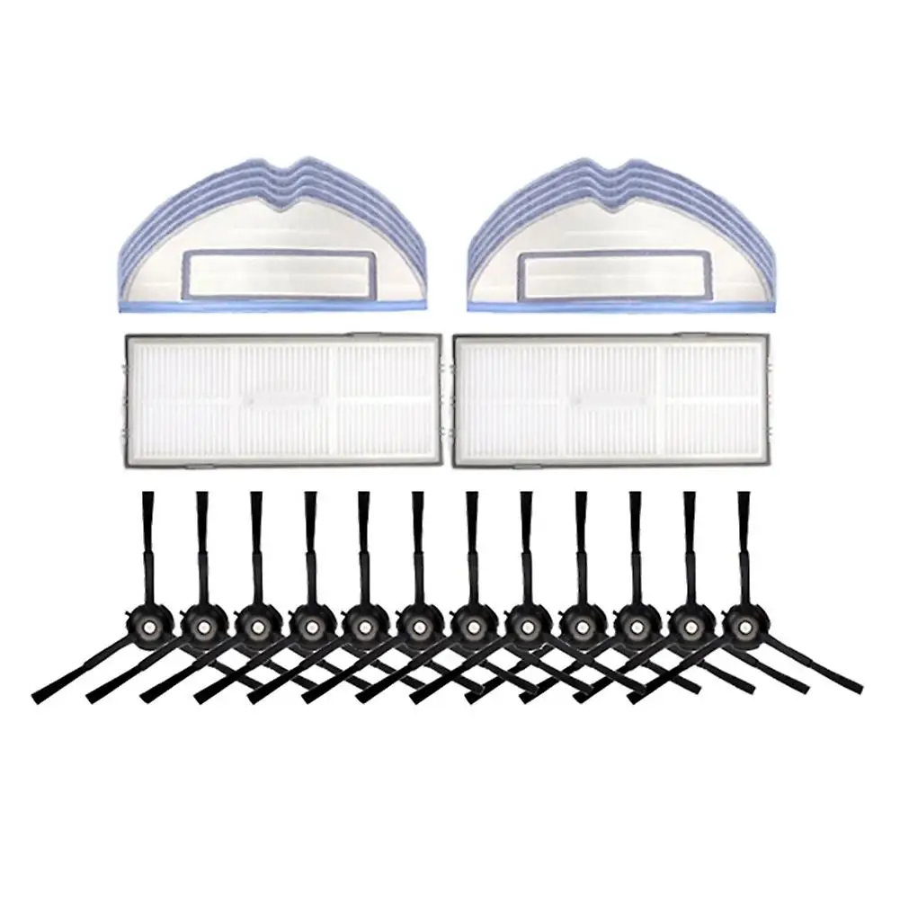 Roborock-filtro de cepillo lateral para Robot de barrido, 24 piezas, G10, t7s Plus, s7