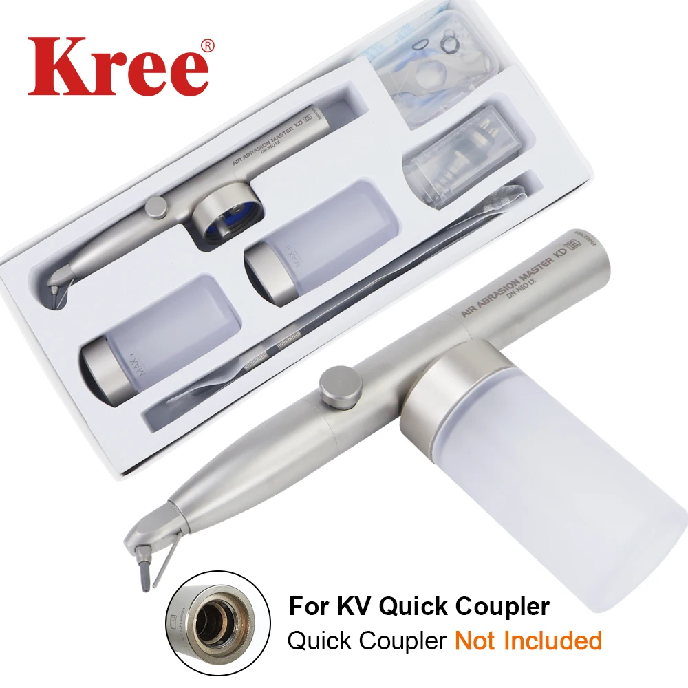 

Dental Aluminum Oxide Micro Blaster with Water Spray Microetcher Alumina Sandblasting Gun Teeth Roughening Fit to KV Coupler