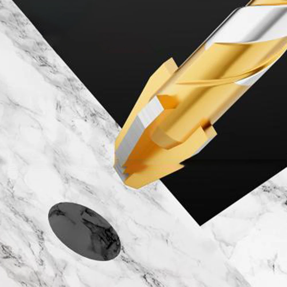 Brocas para azulejos Juego de brocas de 9 hojas Mejoras para el hogar Juego de brocas de nueve hojas Embalaje elegante Estabilidad mejorada