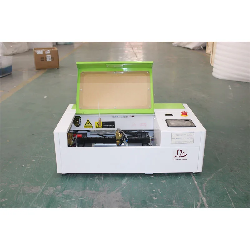 CO2 Laser Cutting Machine 3020 40W Marking Engraving Cutter LCD Control Panel/Honey Comb Board USB DSP Off-Line Version Optional