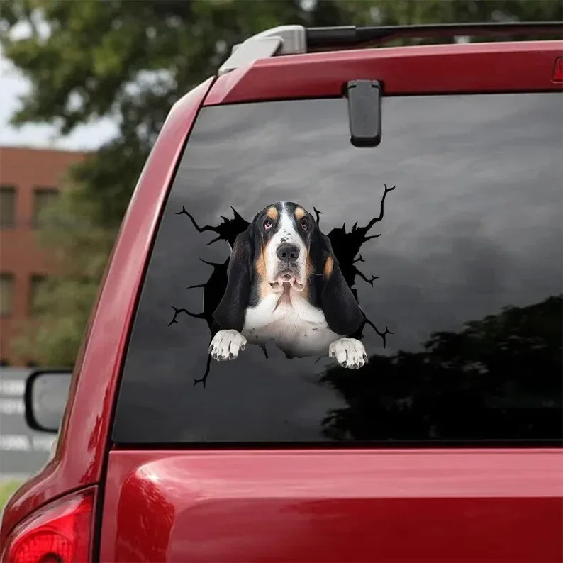 Basset Hound Aufkleber-passt autos, Windows, Laptops und jeder glatten oberfläche, Basset Hound Aufkleber, nach Basset Hound Aufkleber, Ani