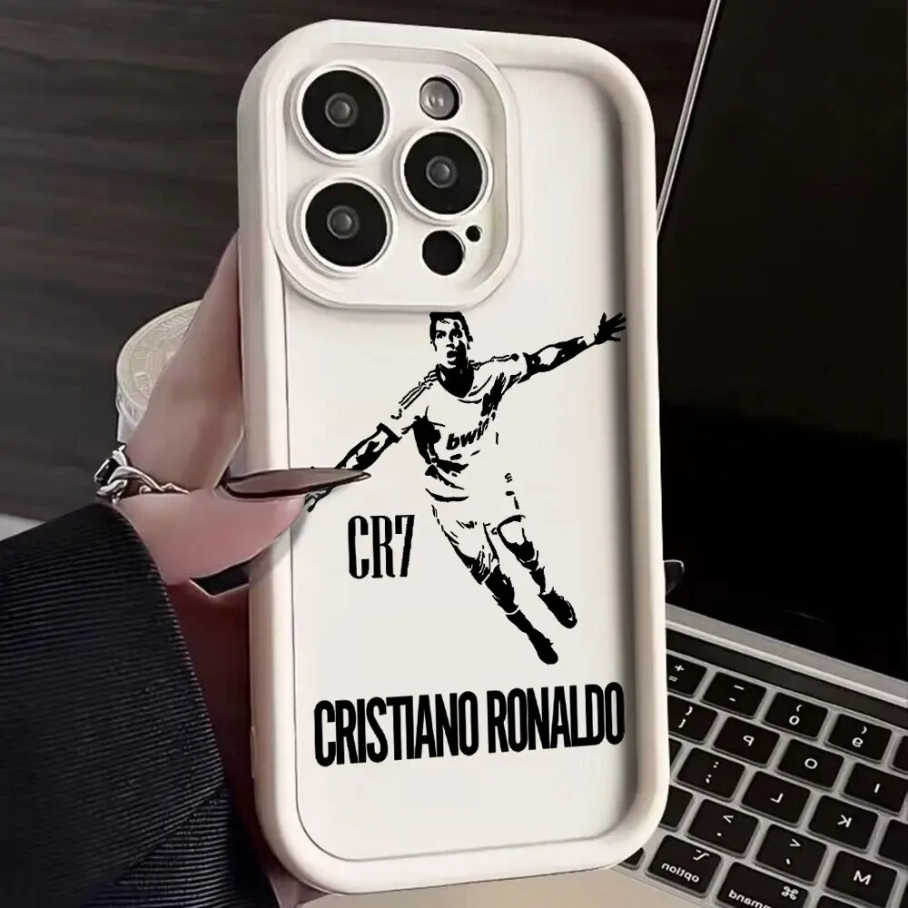 كرة القدم C-CR7 C-Cristianos Ronaldos غلاف ل ممن لهم A3 برو A78 A55 A60 A98 A58 A12 A72 A7 A93 2020 A74 A3X A54 A95 حافظة فوندا