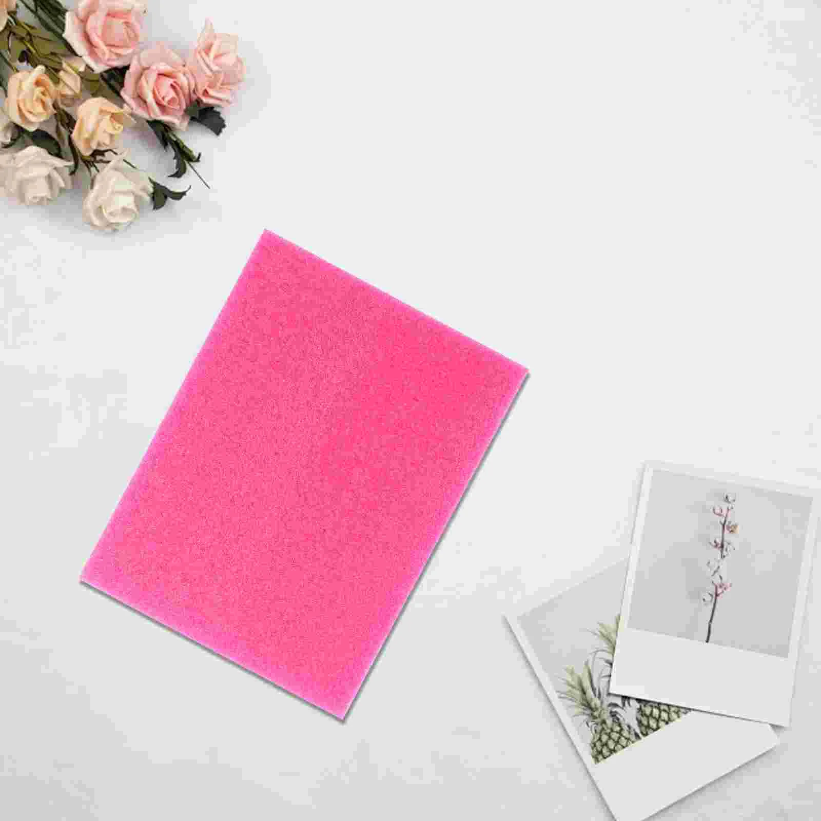 2 Pcs Pearl Cotton Pad Lining Embroidery Craft Foam Packaging Thick Board Pads Small Rosy