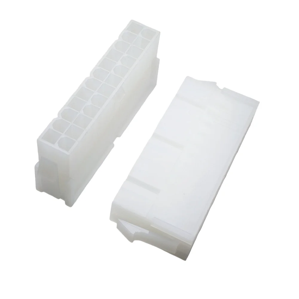50PCS 5557 4.2mm 2P 4P 6P 8P 10P 12P 14P 16P 18P 20P 24P black/white female socket plastic shell for computer connectors Housing