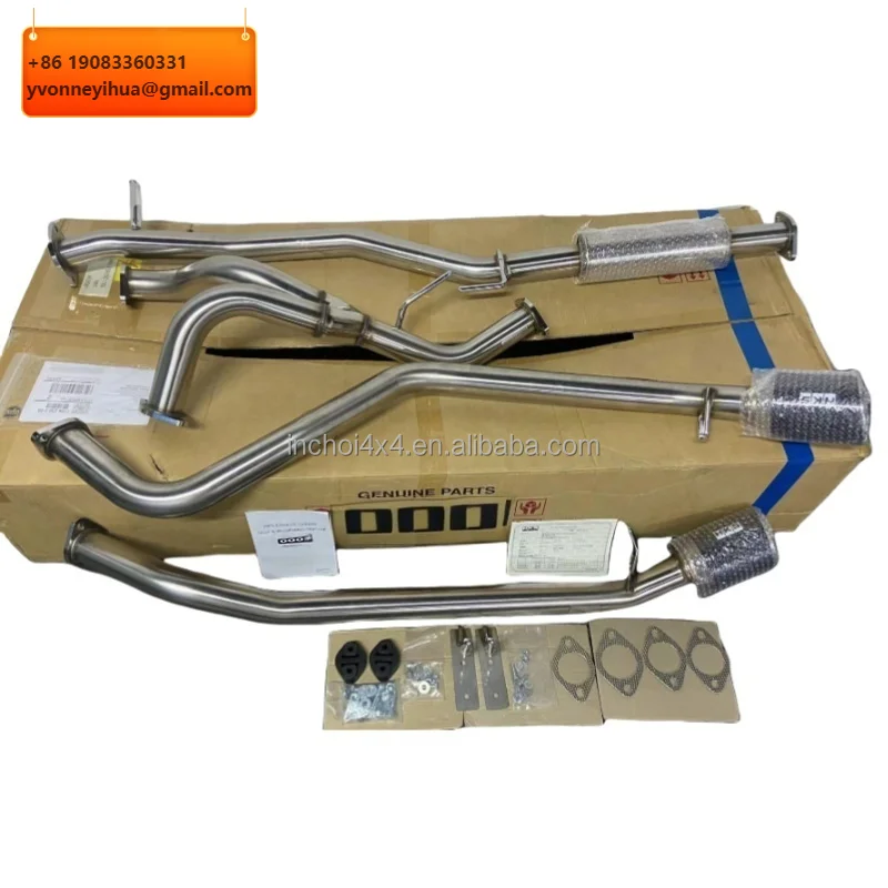 

High Performance Exhaust System For 2022+ Ford Ranger T9 For Cat Back Carbon Dual Tail Tip Muffler Side Exhaust Pipe