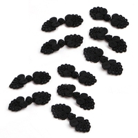 2025 New 10 Pairs Beaded Chinese Frog Closure Buttons Knot Fastener Sewing Handmade Craft