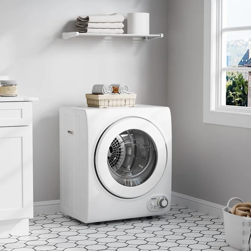 Портативная сушилка для одежды ROVSUN 110 В, высококачественная сушилка для белья с фронтальной загрузкой, ванной из нержавеющей стали и простом управлением