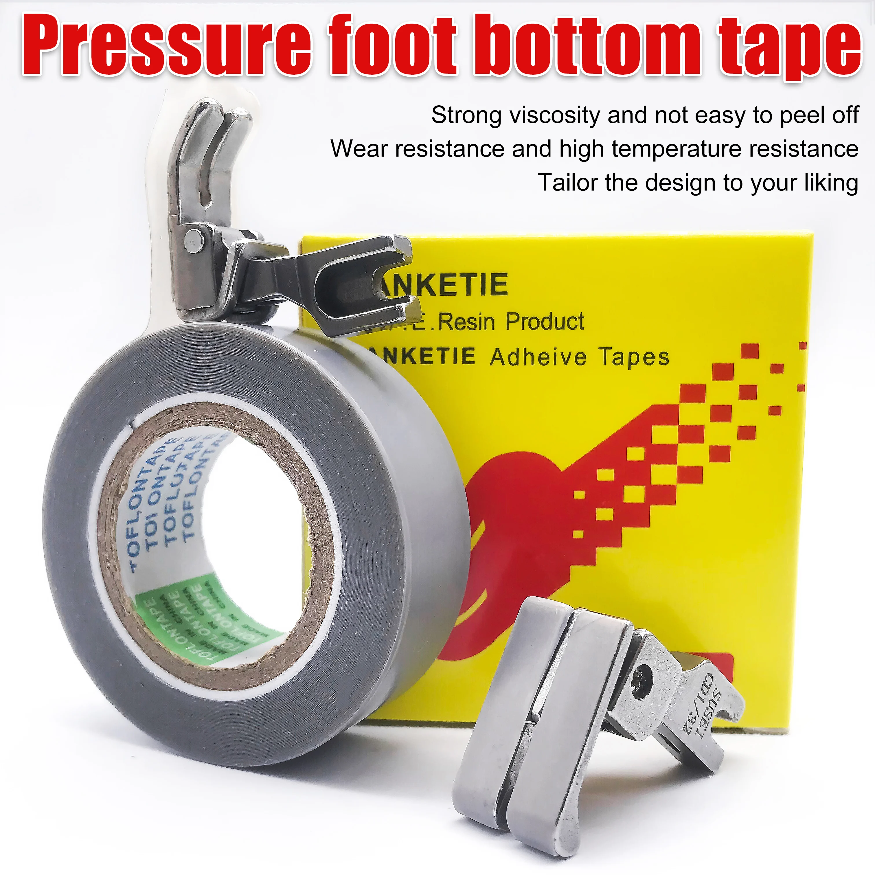 1 volume Teflon foot pad, self-adhesive plastic foot pad, adhesive tape high-temperature adhesive tape foot pad adhesive