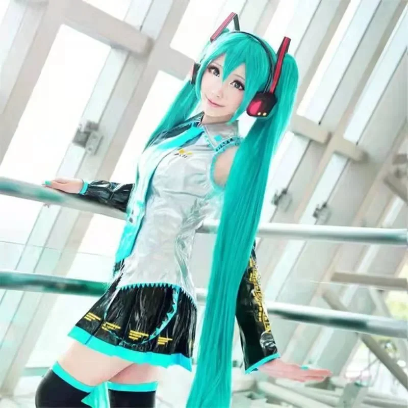 Cosplay Wig Vocaloid Hublue Future Miku Wig Initial Sound Future Wholesale Cosplay Costumes Anime For Men Women