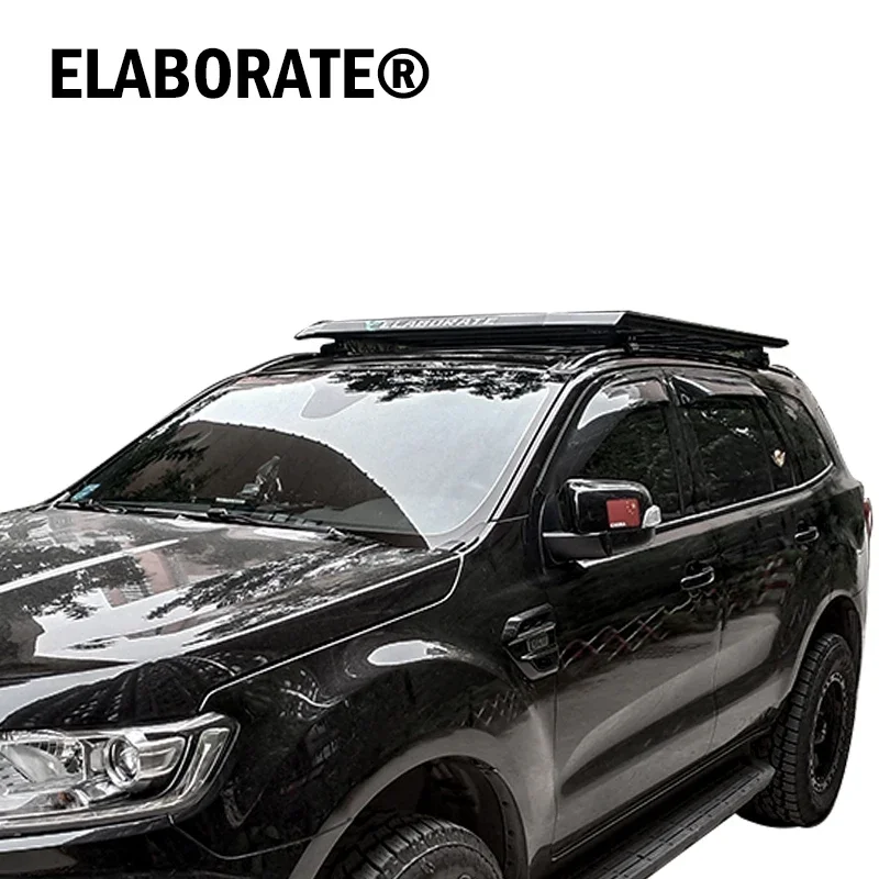 High Quality Aluminum 4x4 Cross Bar Frame Car Roof RackBasket for ford Rangerford Territory Roof Rackaluminum Rack for ford Van - view 2