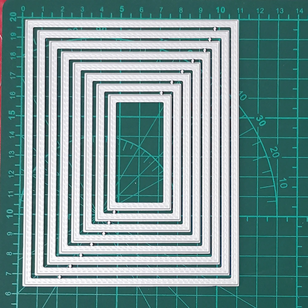Layer Wave Frame Metal Cutting Dies New 2021 Metal Dies For DIY Scrapbooking Card Making Metal Craft Dies Cuts Embossing