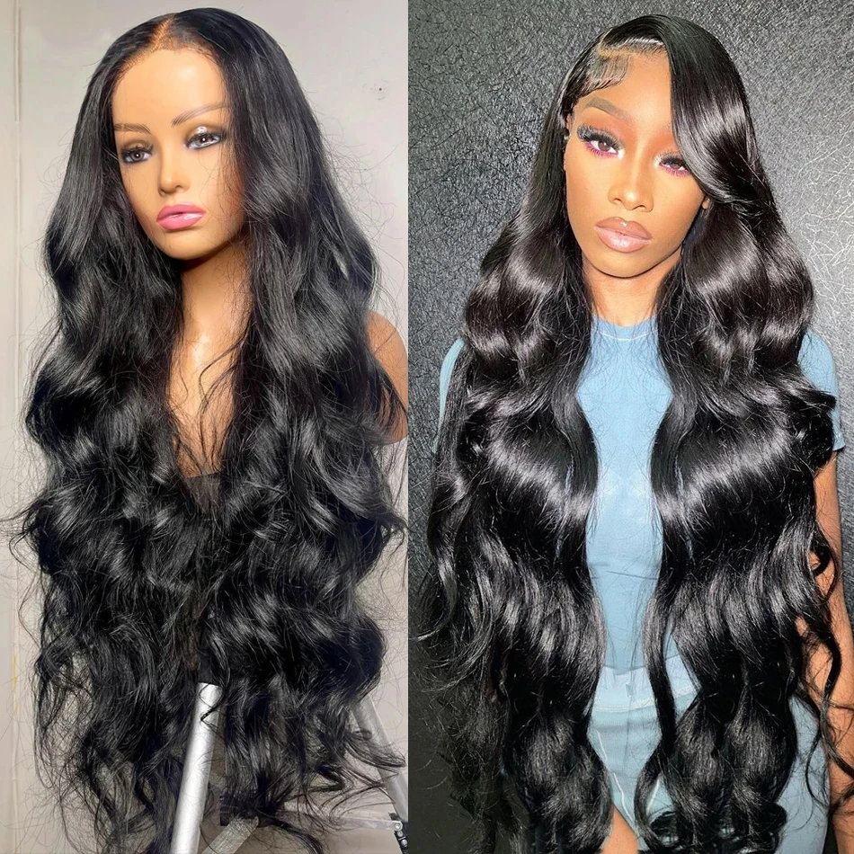 

13X4 Hd Transparent Lace Front Human Hair Wigs Glueless Wigs Body Wave Lace Frontal Wigs Pre-Plucked Natural Hairline For Women