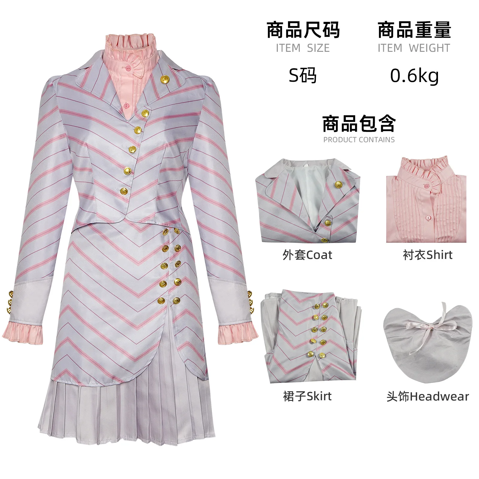 فيلم Glinda Elphaba تأثيري حلي الساحرات الشريرة موحدة شارة قبعة مجموعة كاملة الدعاوى هالوين كرنفال ملابس للحفلات للنساء