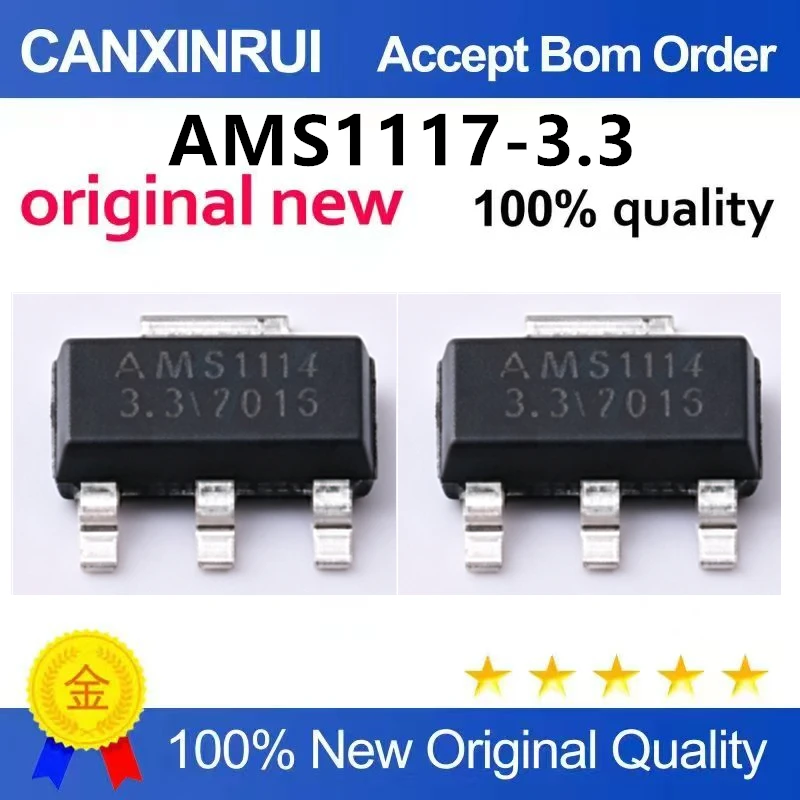 （5pcs-10pcs）Original genuine UMW AM11117-3.3 SOT-223 1A low dropout linear regulator LDO chip