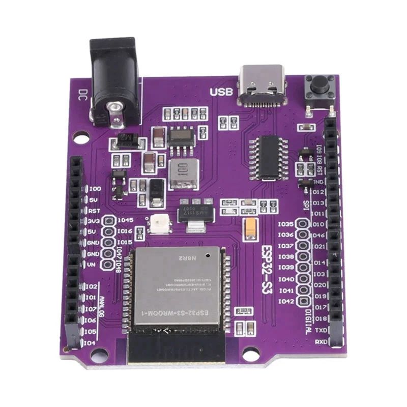 

Well Made-ESP32-S3 UNO Development Board Onboard WROOM-1-N8R2/N16R8 Module Compatible With Devkitc-1