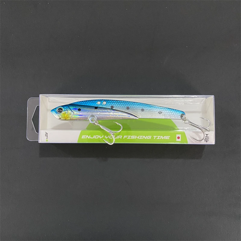 

LURETV MajorCraft Japanese Horse Brand Same Metal VIB Deep Water Speed Sinking 110S Luya Sharp Mouth Golden Spear Iron Plate9172