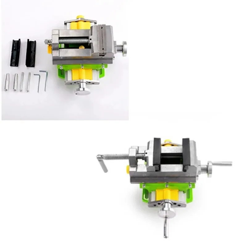 3 Inch Cross Slide Vise Vice table Compound table Worktable Bench Alunimun Alloy Body For Milling drilling