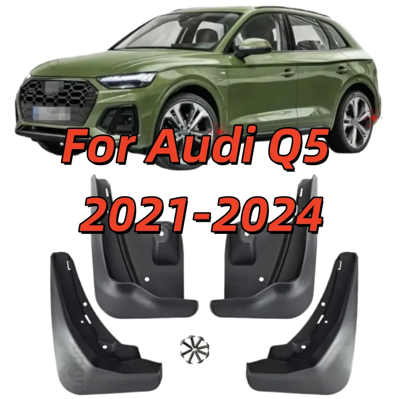 For Audi Q5 Sline SQ5 Mud Flaps Splash Guards Audi Q5 II Mudguards 4pcs 2021-2024