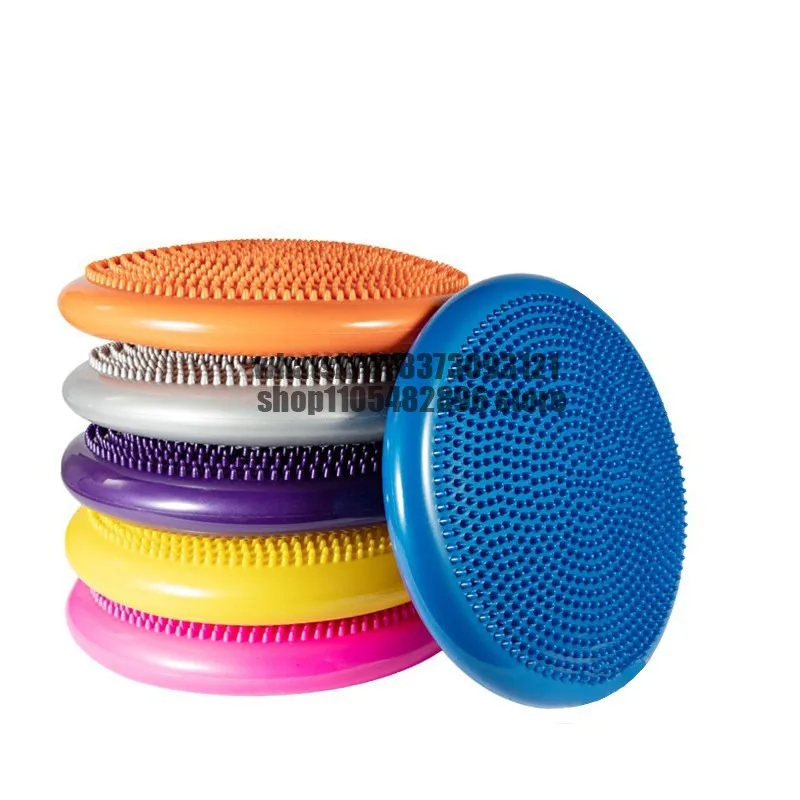 Inflatable Yoga Balance Mat Fitness Core Training Balance Thickened Balance  Ankle Rehabilitation Mat