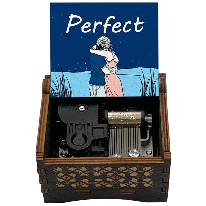 Love Song《Perfect》Climax 14-seconds Adapted 18-Tone Music Box Swimming Pool Family Party Gift for Lover
