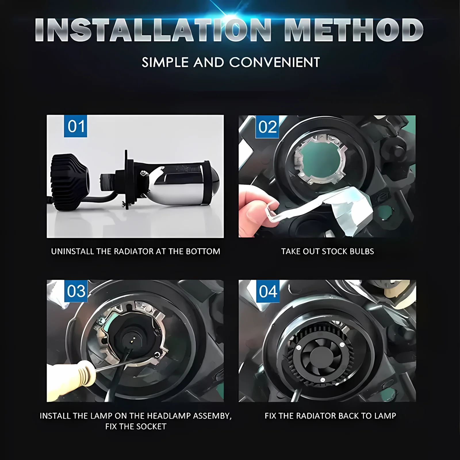 Y6 Y6D مصباح ليد H4 المصابيح الأمامية عالية منخفضة شعاع مروحة 80 واط 8000lm H4 LED جهاز عرض صغير عدسة مصباح سيارة لمبة ثنائية Led المصباح H7